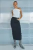 YAZMIN MIDI SKIRT - BLACK sold by Runaway The Label