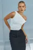 YAZMIN MIDI SKIRT - BLACK sold by Runaway The Label