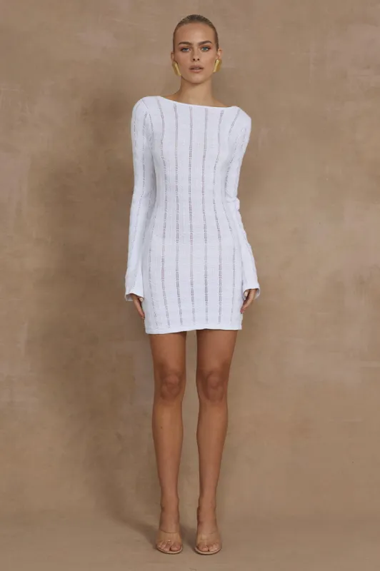 MONTARO MINI DRESS - WHITE made by Runaway The Label