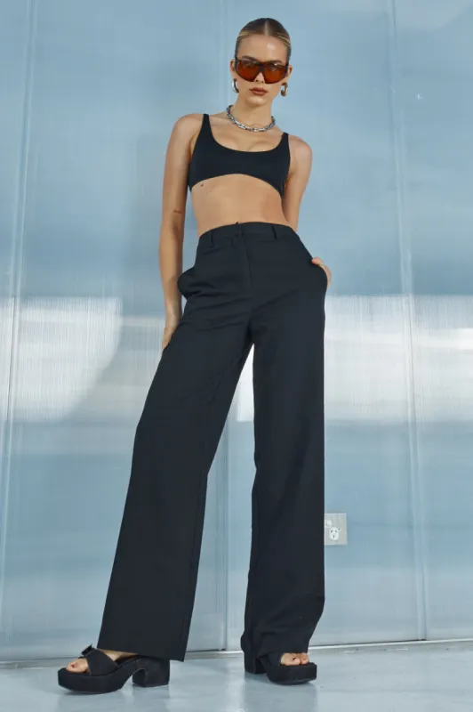 KALI CROP TOP - BLACK made by Runaway The Label