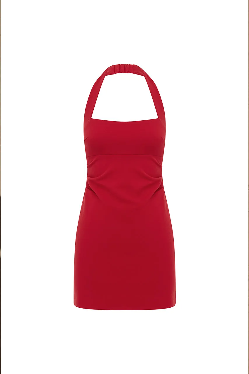 FRANCA MINI DRESS - CHERRY RED sold by Runaway The Label product image thumbnail 5