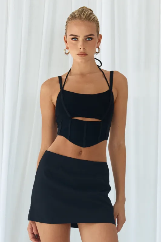 CASA BUSTIER - BLACK sold by Runaway The Label