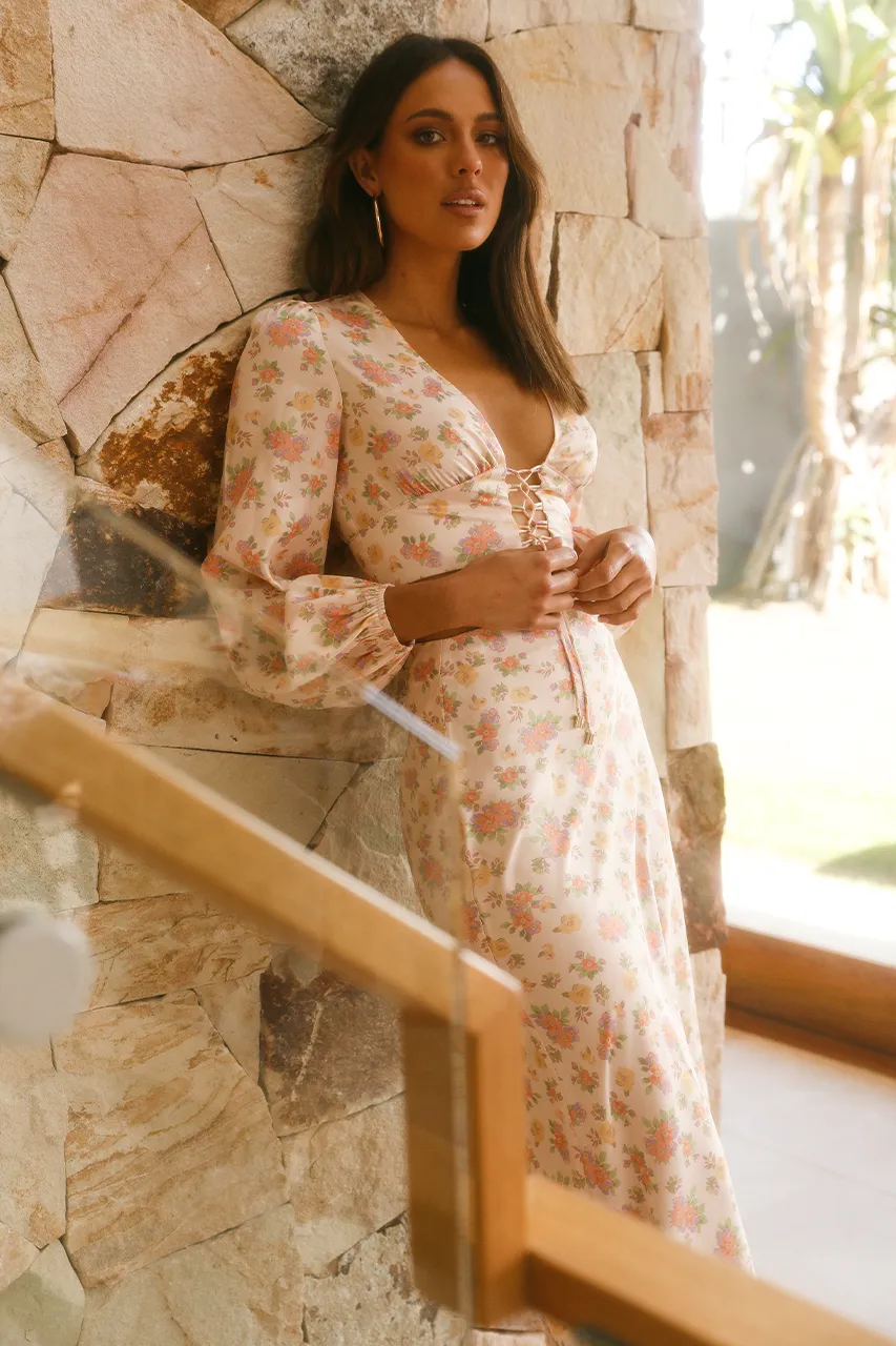 Mia Slip Skirt - Blush Floral sold by Runaway The Label product image thumbnail 4