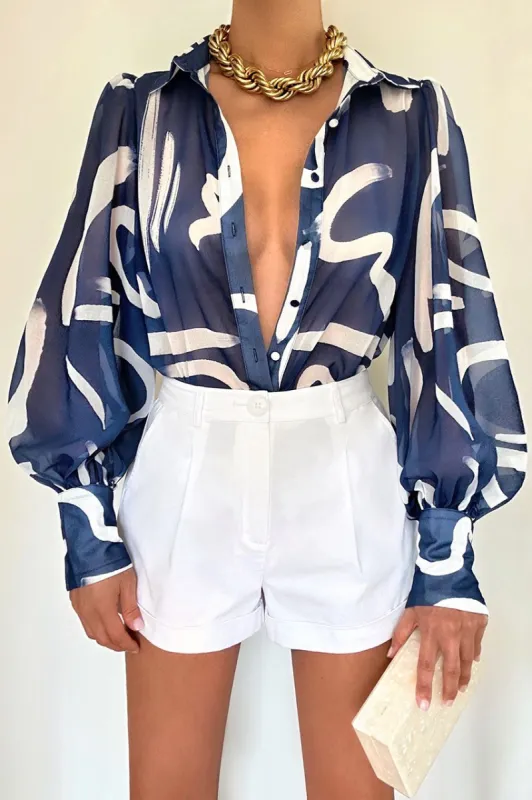 FLEETWOOD BLOUSE - YORK STEEL sold by Runaway The Label