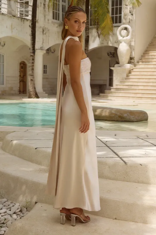 ELSA MAXI DRESS - IVORY sold by Runaway The Label