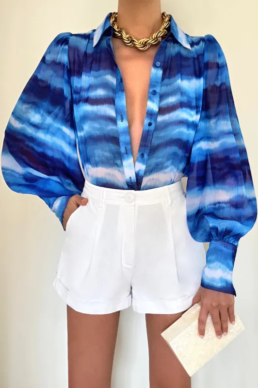 FLEETWOOD BLOUSE - OCEAN sold by Runaway The Label