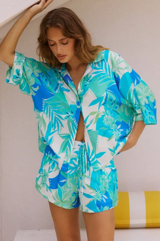 VENUS SHIRT - MALTA BLUE sold by Runaway The Label