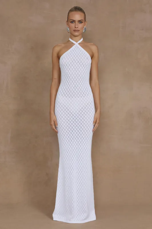 SIMI MAXI DRESS - WHITE sold by Runaway The Label