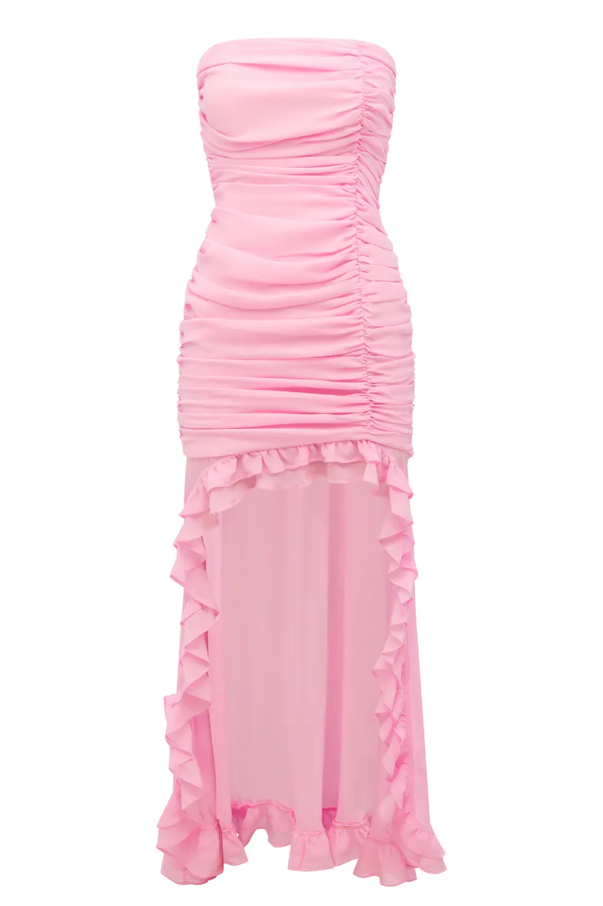 EVELYN MAXI DRESS - MUSK sold by Runaway The Label product image thumbnail 4