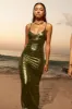 HALO LONG MIDI DRESS - APPLE sold by Runaway The Label