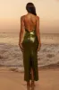 HALO LONG MIDI DRESS - APPLE sold by Runaway The Label