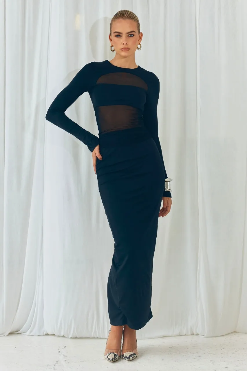 AYANA MAXI SKIRT - BLACK sold by Runaway The Label product image thumbnail 4