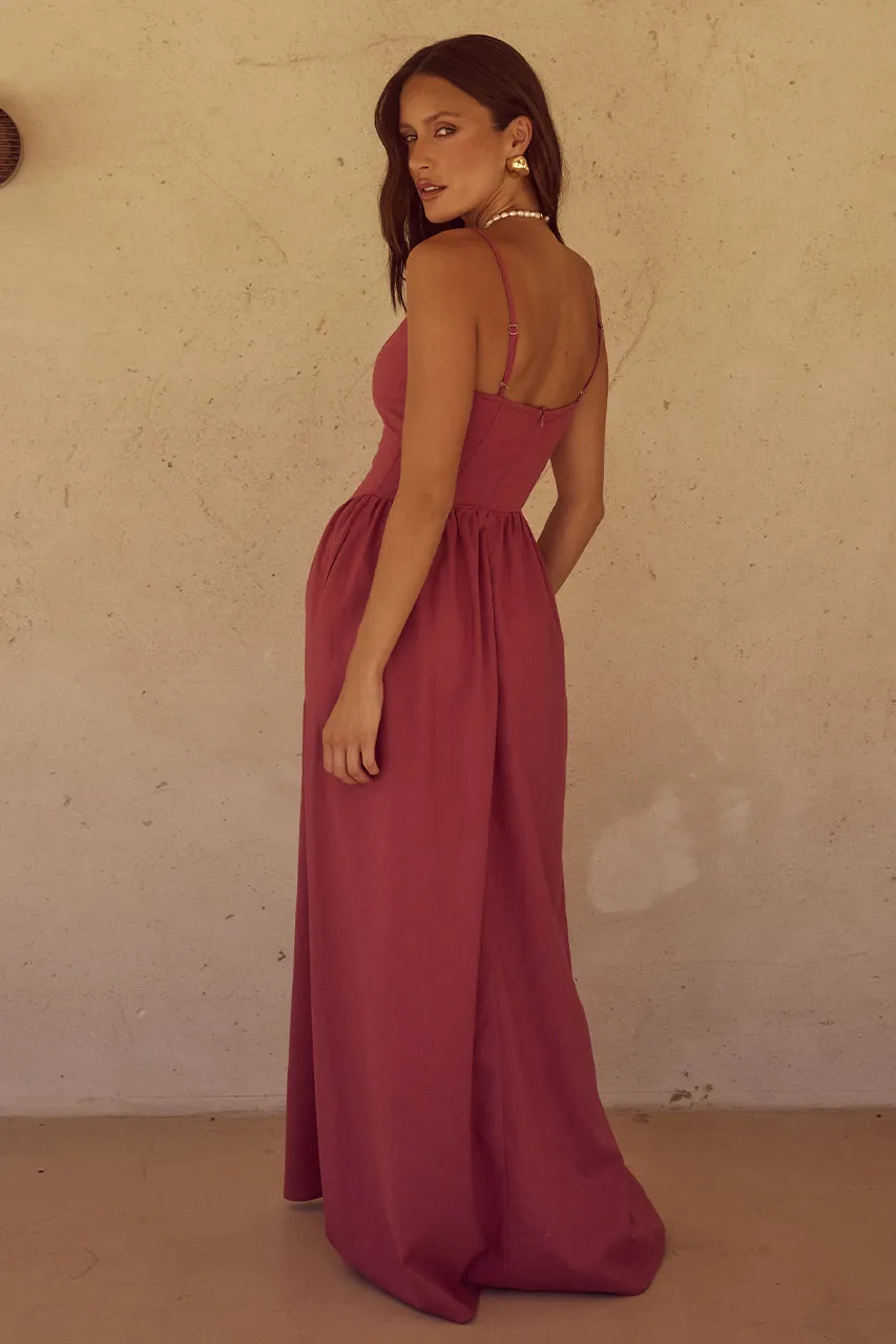 ZEPHY MAXI DRESS - ROSE sold by Runaway The Label product image thumbnail 2
