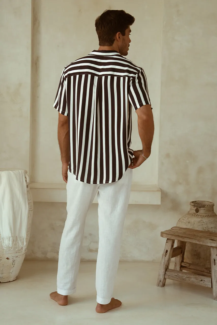 NICK SHIRT - NAVY/WHITE sold by Runaway The Label product image thumbnail 2