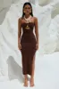LUNA MIDI DRESS - ESPRESSO sold by Runaway The Label