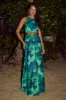 CARMEN MAXI DRESS - CALISTA GREEN sold by Runaway The Label