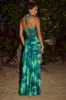 CARMEN MAXI DRESS - CALISTA GREEN sold by Runaway The Label