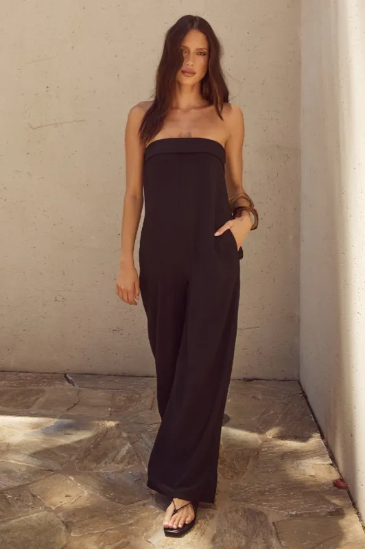 MIRELLA JUMPSUIT - BLACK sold by Runaway The Label