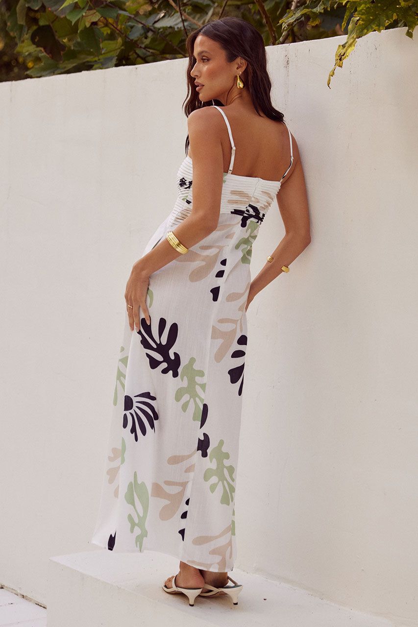 VERONNE LONG MIDI DRESS - WHITE sold by Runaway The Label product image thumbnail 2