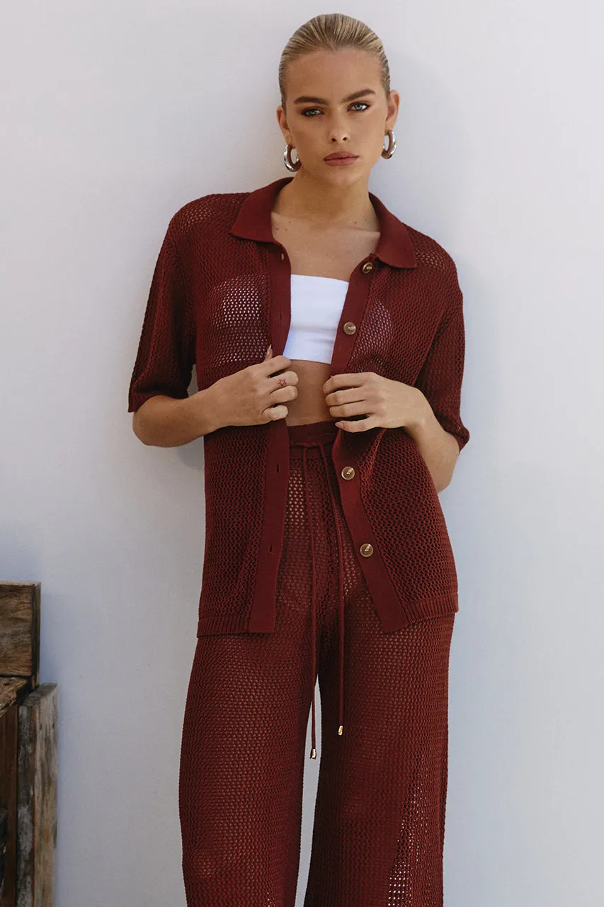 SMITH TOP - CHOCOLATE sold by Runaway The Label