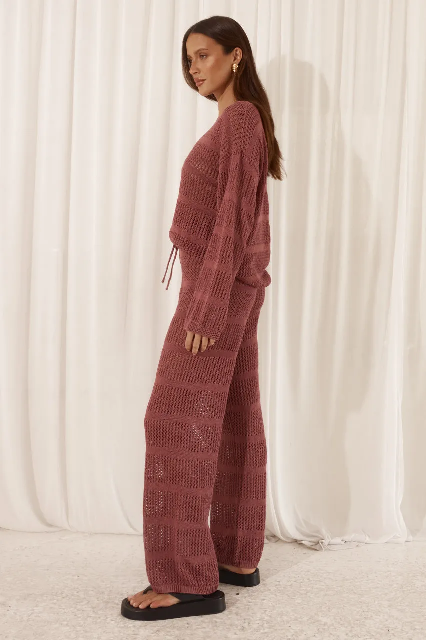 CRAWFORD PANT - ROSE sold by Runaway The Label product image thumbnail 3