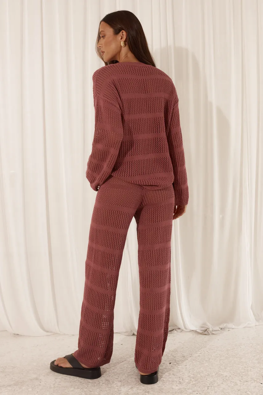 CRAWFORD PANT - ROSE sold by Runaway The Label product image thumbnail 2
