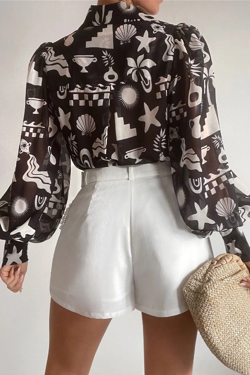 FLEETWOOD BLOUSE - COVE BLACK sold by Runaway The Label product image thumbnail 2