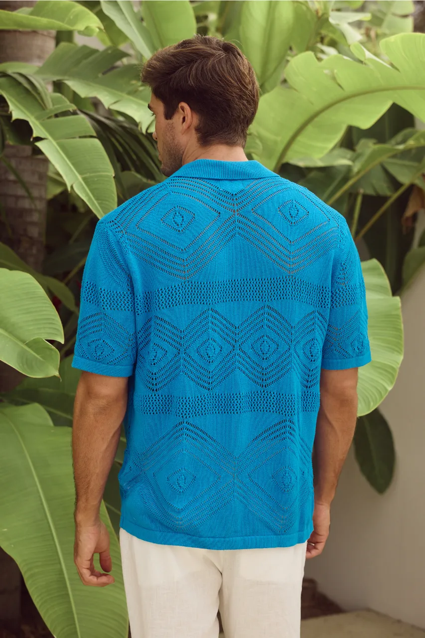 LIAM SHIRT - BLUE sold by Runaway The Label product image thumbnail 2