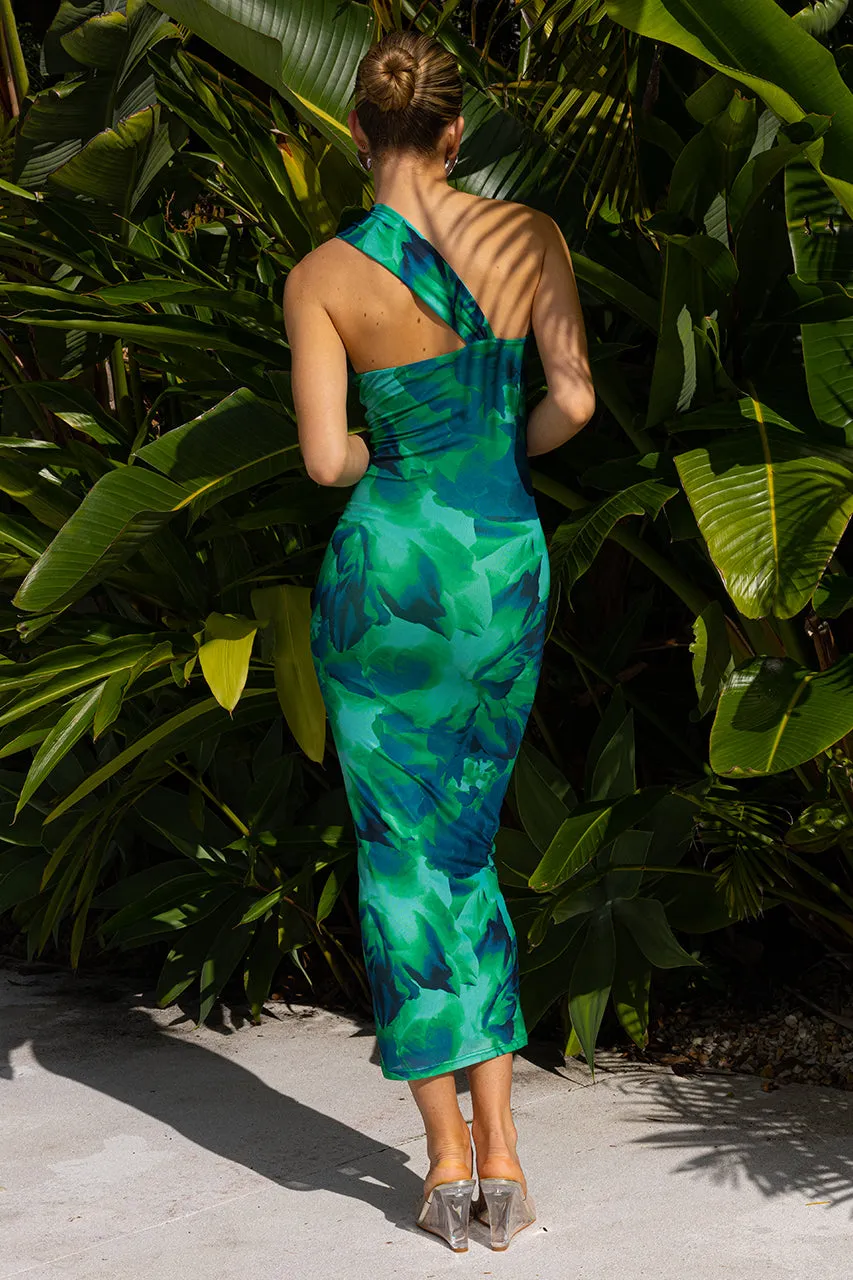 LITSA MIDI DRESS - CALISTA GREEN sold by Runaway The Label product image thumbnail 2