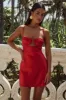 CHERISH MINI DRESS - RED sold by Runaway The Label