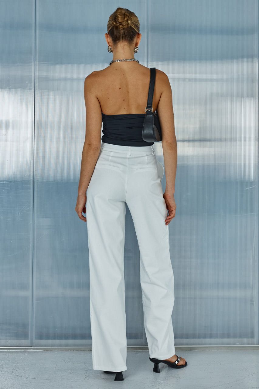 ZAMIRA PANT - WHITE sold by Runaway The Label product image thumbnail 2
