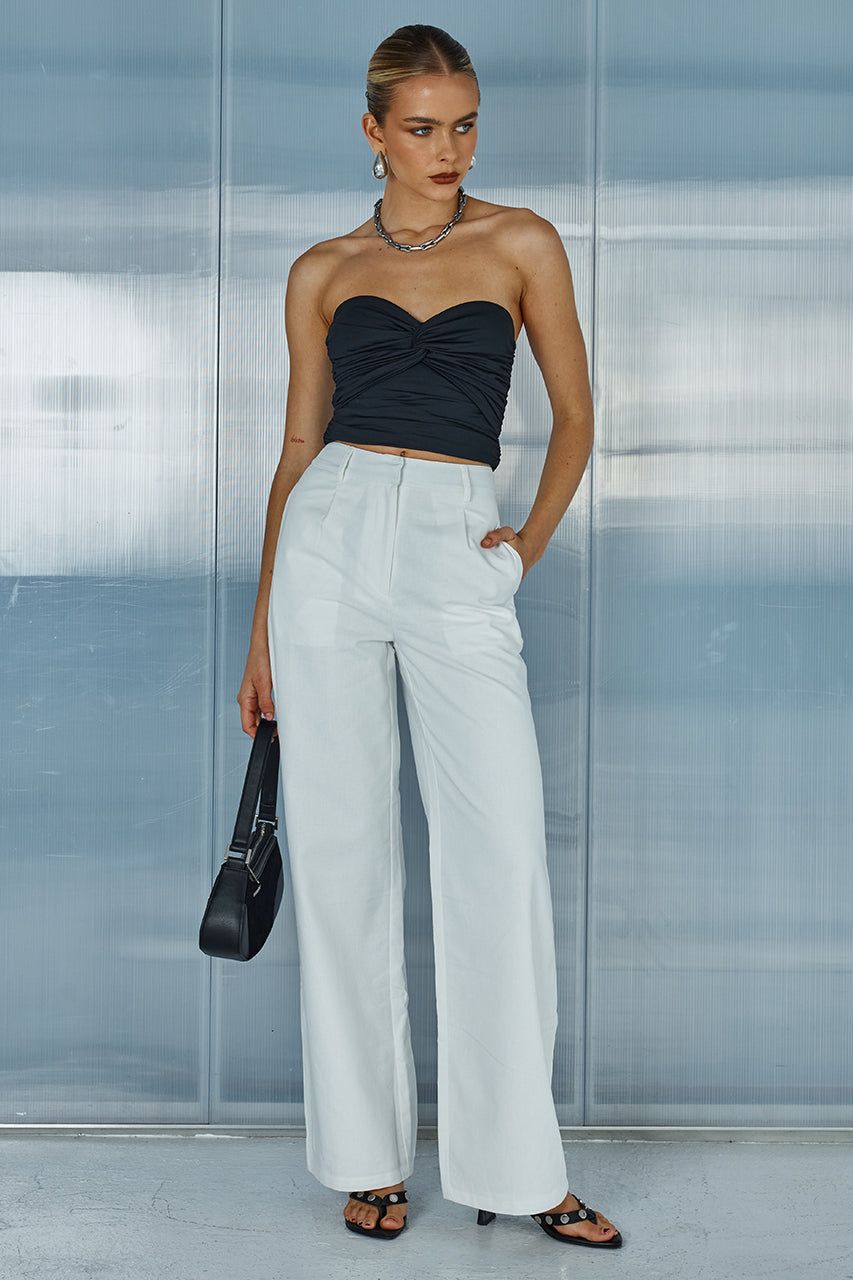 ZAMIRA PANT - WHITE sold by Runaway The Label product image thumbnail 3