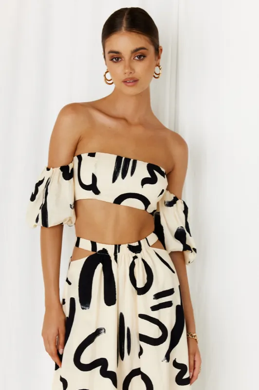 York Top - Sand/Black sold by Runaway The Label