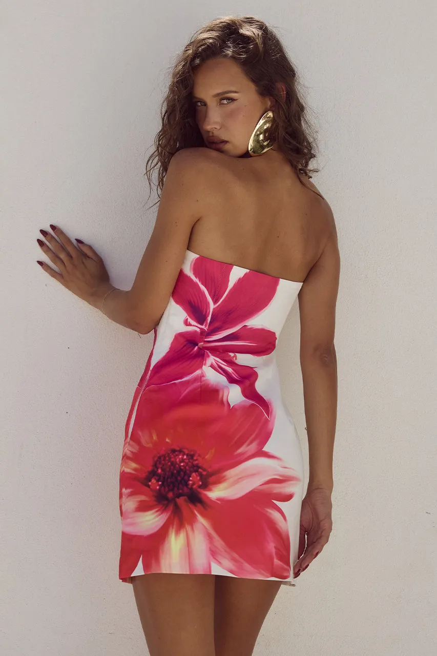PRIMROSE MINI DRESS - TROPICAL FLOWER sold by Runaway The Label product image thumbnail 2