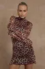 JORDI MINI DRESS - LEOPARD PRINT sold by Runaway The Label