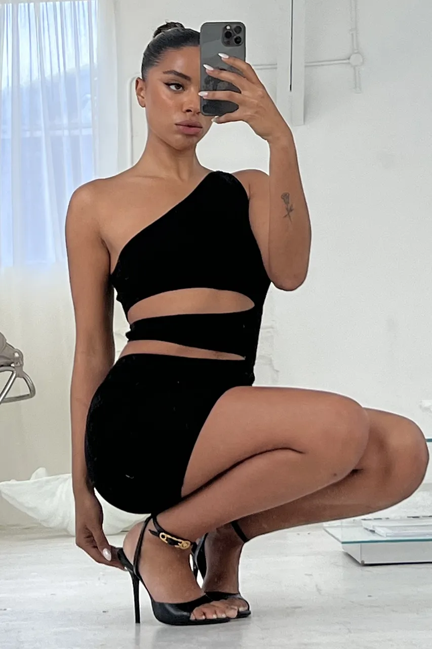 Sonoma One Shoulder Dress - Black sold by Runaway The Label product image thumbnail 4