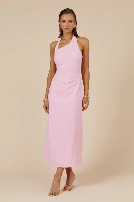SAPHIRA LONG MIDI DRESS - BUBBLEGUM sold by Runaway The Label