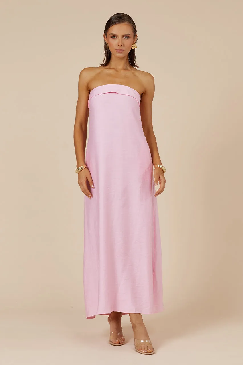 SAPHIRA MAXI DRESS - BUBBLEGUM sold by Runaway The Label product image thumbnail 5