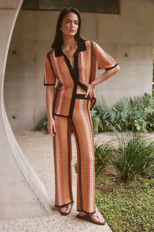 AIMEE PANT - ORANGE MULTI sold by Runaway The Label