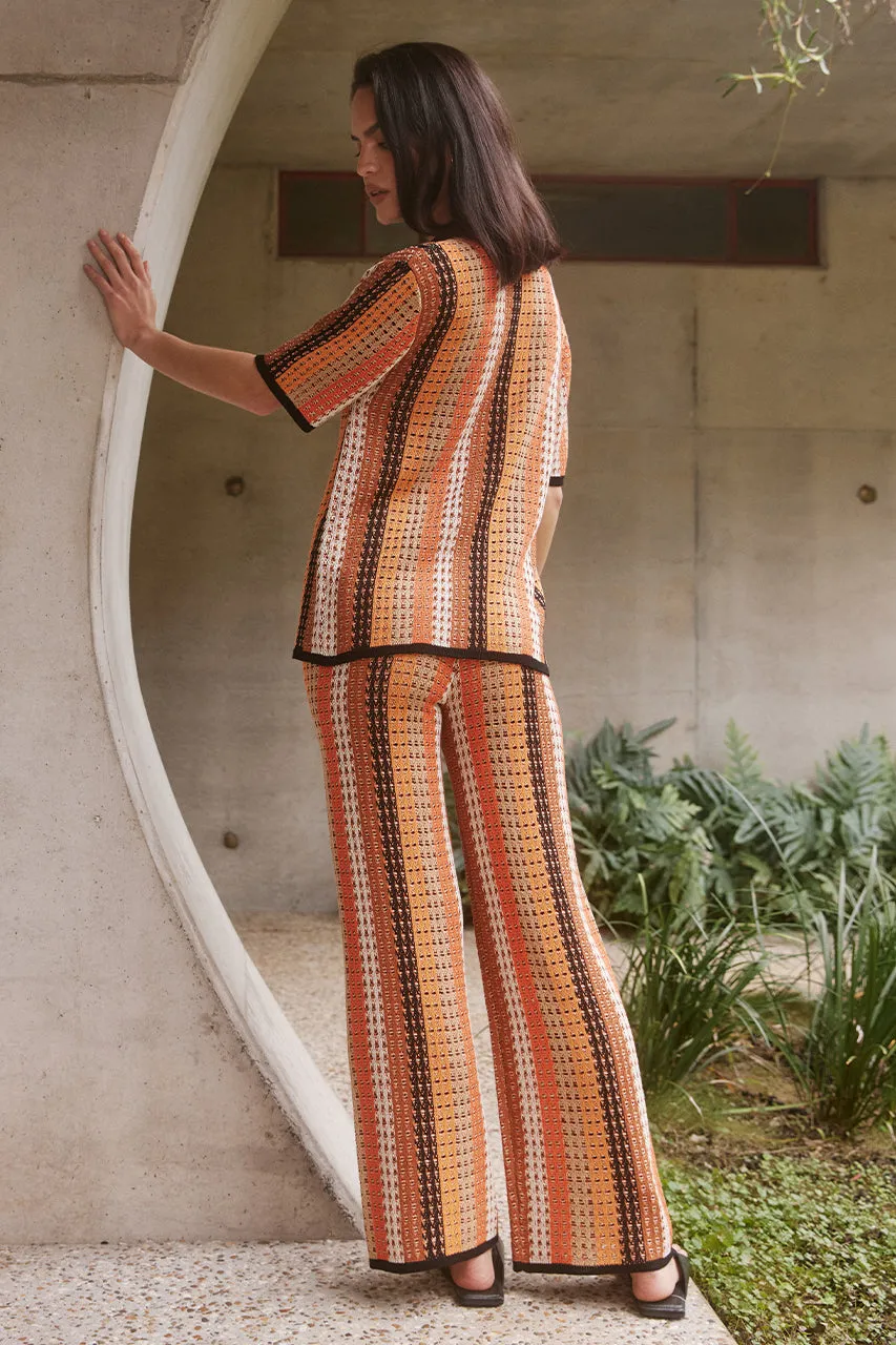 AIMEE PANT - ORANGE MULTI sold by Runaway The Label product image thumbnail 2