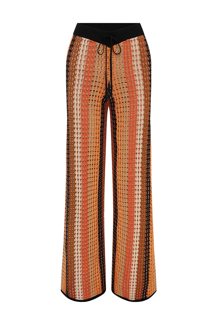 AIMEE PANT - ORANGE MULTI sold by Runaway The Label product image thumbnail 4