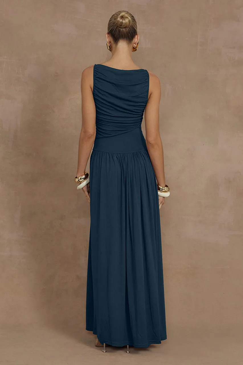 NALLA MAXI DRESS - STEEL sold by Runaway The Label product image thumbnail 4