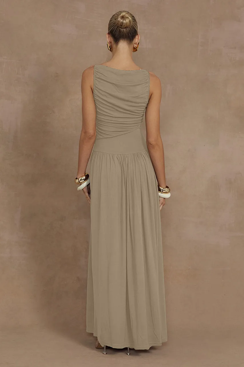 NALLA MAXI DRESS - SAND sold by Runaway The Label product image thumbnail 2