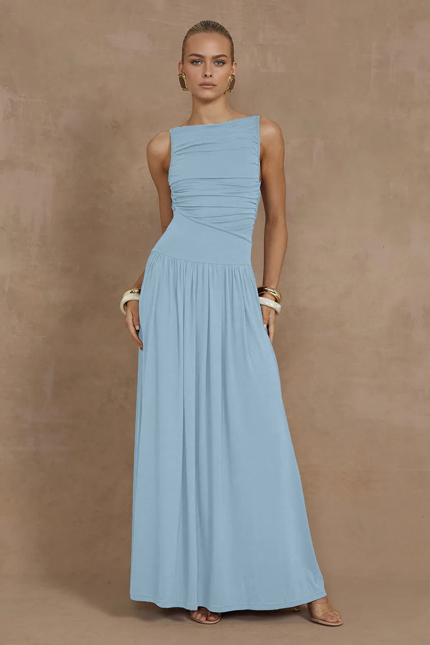 NALLA MAXI DRESS - ICE BLUE sold by Runaway The Label product image thumbnail 3