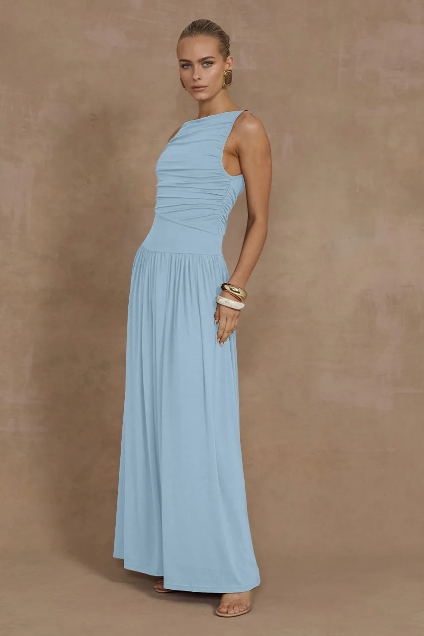 NALLA MAXI DRESS - ICE BLUE sold by Runaway The Label