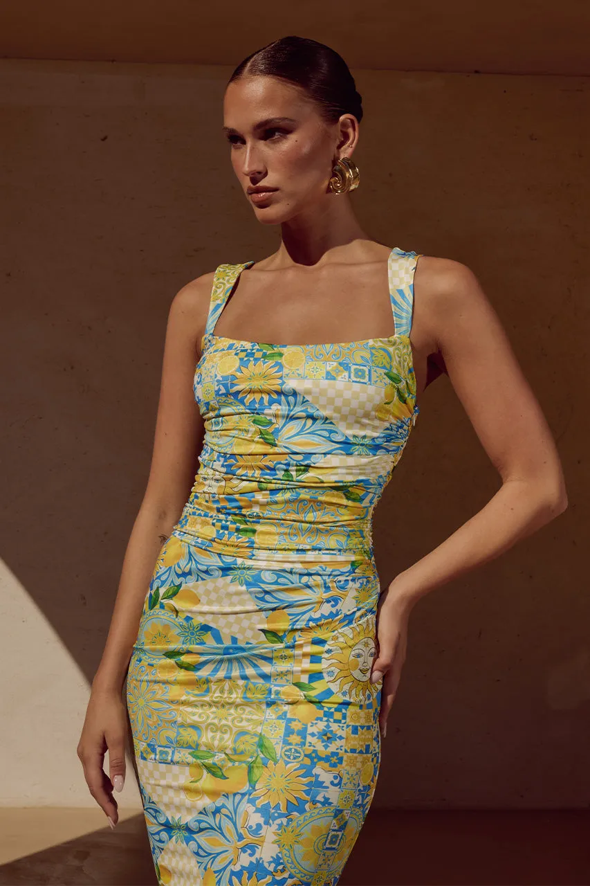 VIVIAN MAXI DRESS - ANACAPRI LEMON sold by Runaway The Label product image thumbnail 4