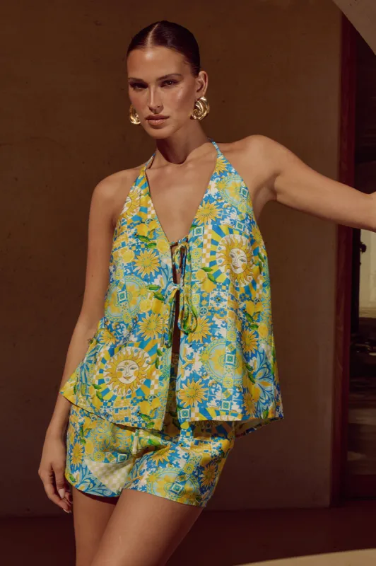 NIKKO SHORT - ANACAPRI LEMON sold by Runaway The Label