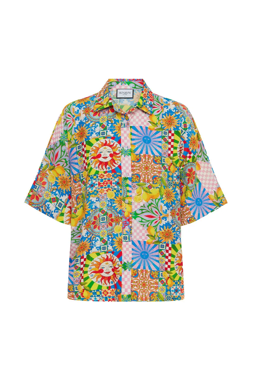 ANACAPRI SHIRT - ANACAPRI PINK sold by Runaway The Label product image thumbnail 4
