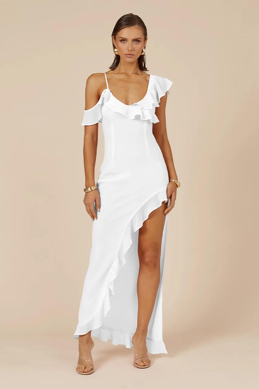 VACANZA MAXI DRESS - WHITE sold by Runaway The Label