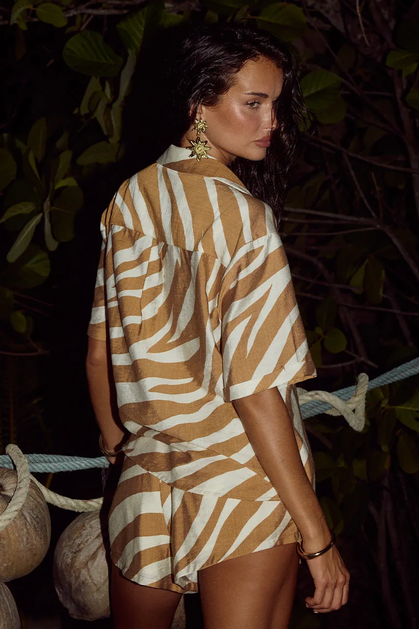 MOCHI SHIRT - TAN sold by Runaway The Label product image thumbnail 2